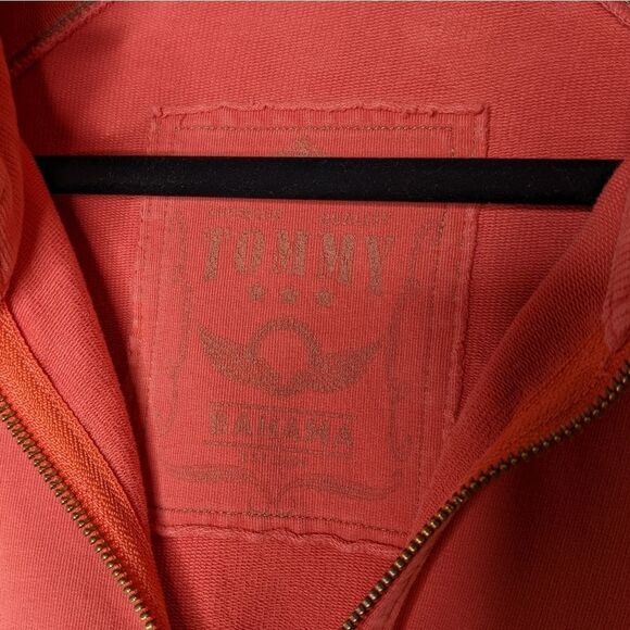(Tommy Bahama) Men's Rust Pullover 1/4 Zip Sweatshirt Large - Picture 6 of 8